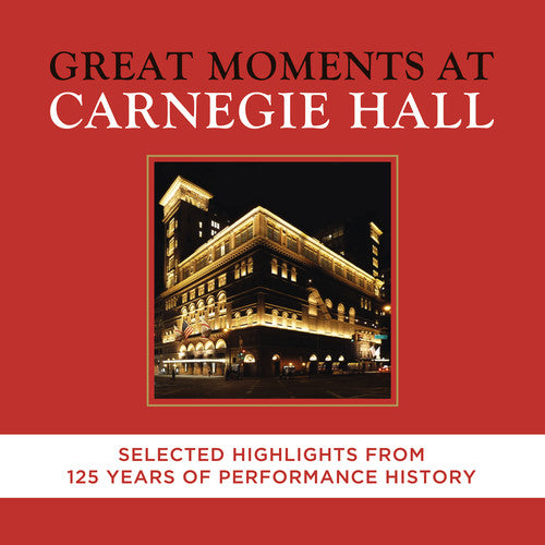 Dietrich Fischer-Dieskau - Grandes momentos en el Carnegie Hall: Selección de momentos destacados (CD)