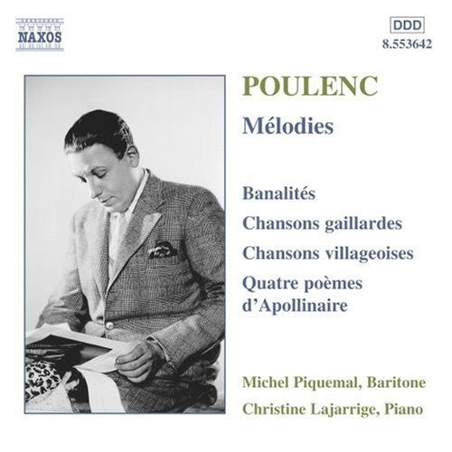 the album cover for Christine Lajarrige - Melodies: Banalites / Montparnasse / Rosamonde