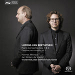 the album cover for Hannes Minnaar - Piano Concertos 1 & 2