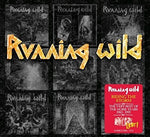 the album cover for Running Wild - Riding The Storm: Very Best Of The Noise Years 1983-1995