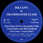 Dr. Yann & Grandmaster Flash : Vinyl Beat Of Two Turntables With Cybernetics And Bio-Feedback (12")