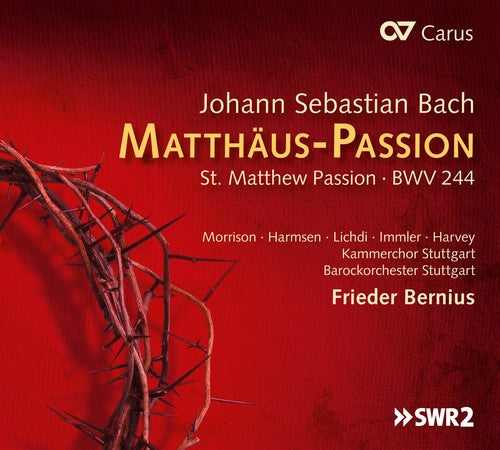 the album cover for J Bach S / Morrison,Hannah / Harmsen,Sophie - Bach: St. Matthew Passion BWV 244