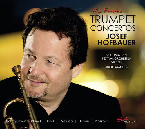 the album cover for Harutyunyan / Josef Hofbauer / Mancusi,Guido - My Favorite Trumpet Concertos