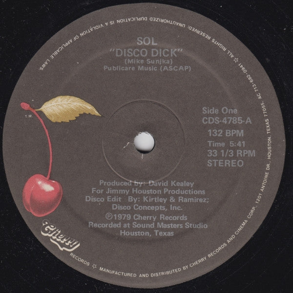 Sol (17) : Disco Dick (12")
