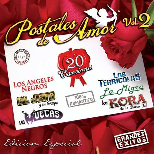 the album cover for Postales De Amor Vol 2 / Var - Postales De Amor Vol 2 / Var