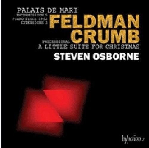 the album cover for Feldman / Crumb / Steven Osborne - Palais De Mari/A Little Suite For Christmas