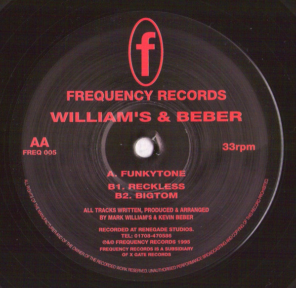William's* & Beber* : Funkytone (12")