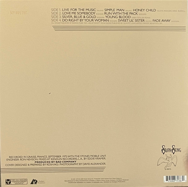 Bad Company (3) : Run With The Pack (2x12", Album, Ltd, Num, RE, RM, 180)