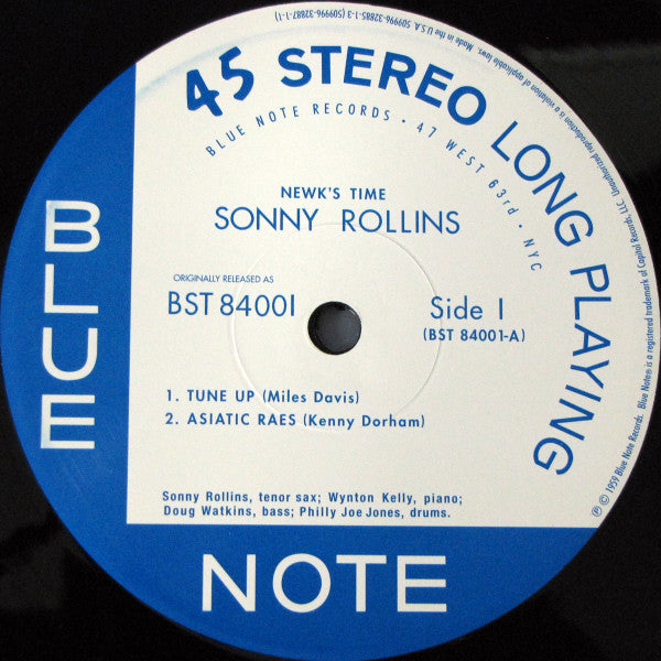 Sonny Rollins : Newk's Time (2x12", Album, Ltd, Num, RE)