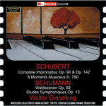 the album cover for F Schubert / Gieseking,Walter - Gieseking Plays Schubert & Schumann