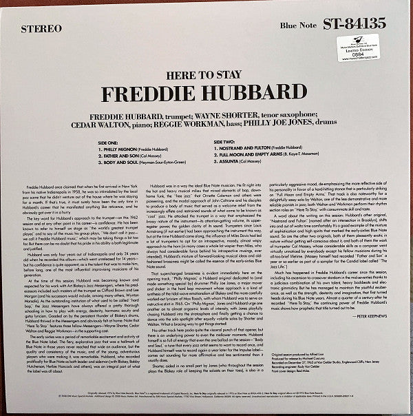 Freddie Hubbard : Here To Stay (2x12", Album, Ltd, RE, RM, Gat)