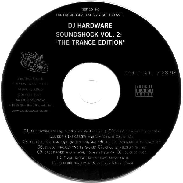 DJ Hardware : SoundShock Vol. 2: The Trance Edition (CD, Comp, Mixed, Promo)