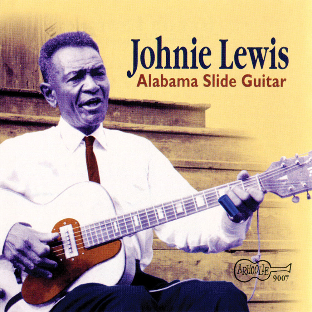 the album cover for Johnie Lewis - Alabama Slide Guitar