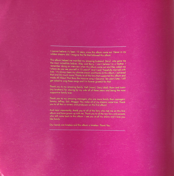 Meghan Trainor : Title (2xLP, Album, Dlx, Ltd, Pin)