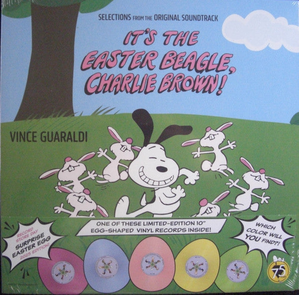 Vince Guaraldi : It's The Easter Beagle, Charlie Brown! (Selections From The Original Soundtrack) (10", Shape, Album, RSD, Bioplastic, Ltd, Num, Col)