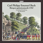 the album cover for Bach / Agata Bienkowsky / Grobe,Ralf - Burgerkapitansmusik 1780