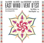 the album cover for Fikret Amirov / Bellocq,Ivan / Mispelter,Anne - East Wind