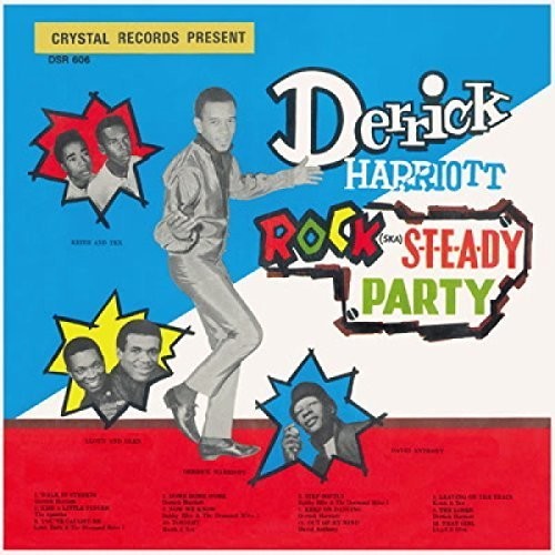 the album cover for Derrick Harriott - Rock Steady Party