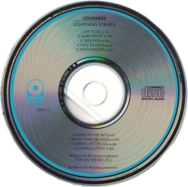 Loudness (5) : Lightning Strikes (CD, Album)