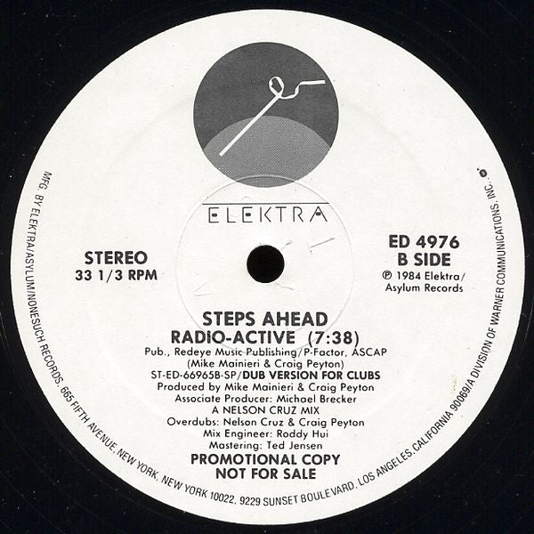 Steps Ahead : Radio-Active (12", Promo)