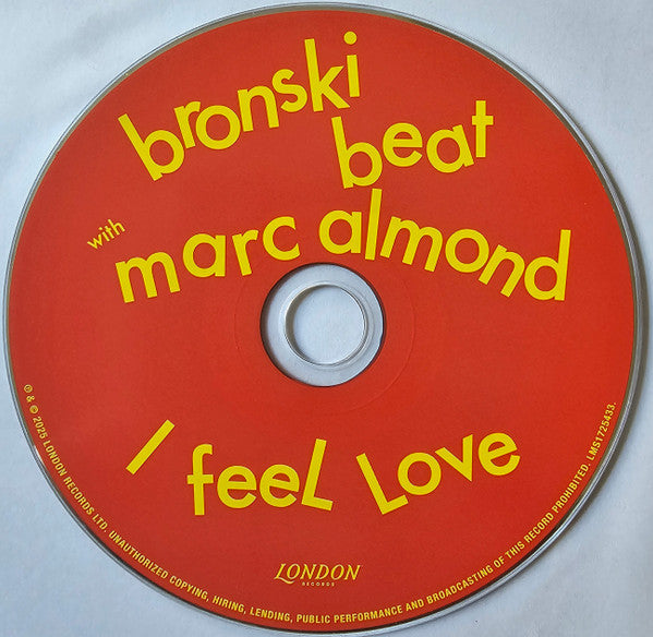 Bronski Beat With Marc Almond : I Feel Love (CD, Single, Ltd, Num)