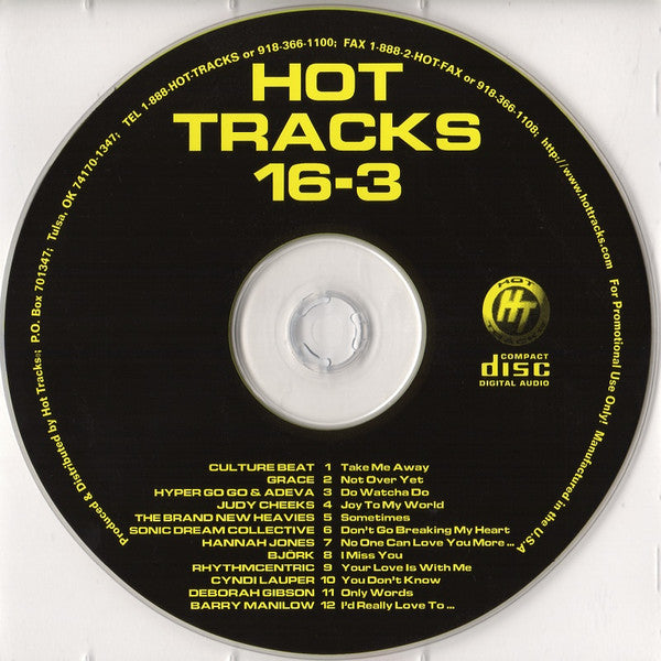 Various : Hot Tracks 16-3 (CD, Comp, Promo)