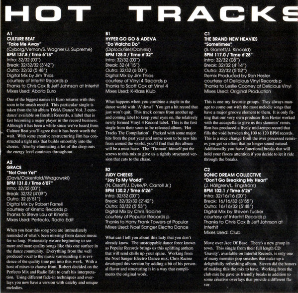 Various : Hot Tracks 16-3 (CD, Comp, Promo)
