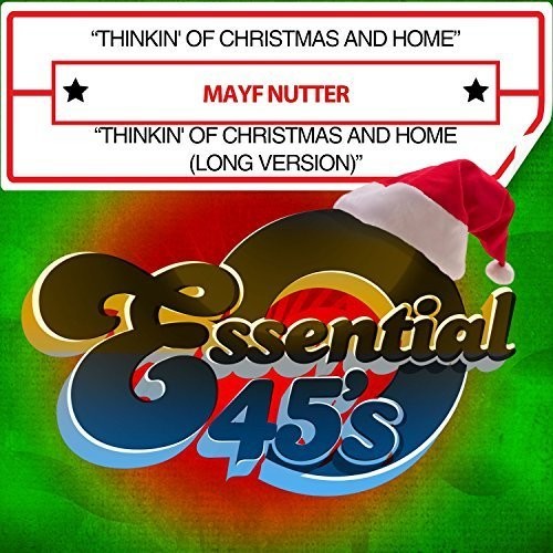 the album cover for Mayf Nutter - Thinkin Of Christmas & Home
