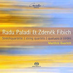 the album cover for Zdenek Fibich / Martfeld Quartett - Radu Paladi & Zdenek Fibich: String Quartets