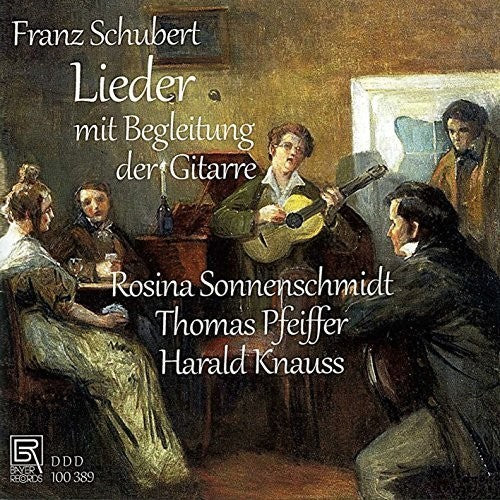 the album cover for Mertz / Schubert / Sonnenschmidt - Johann Kaspar Mertz & Franz Schubert: Works
