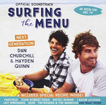 the album cover for Surfing The Menu / Various Aus - Surfing The Menu / Various