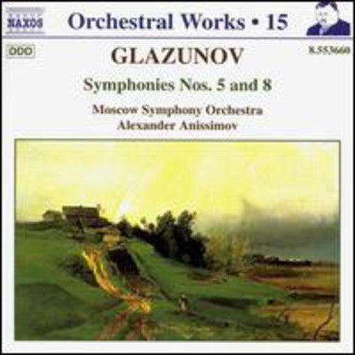 the album cover for Alexander Anissimov - Symphonies 5 & 8