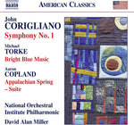 the album cover for David Miller Alan - Corigliano: Symphony No. 1