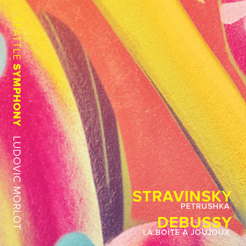 the album cover for Seattle Symphony Orchestra - Stravinsky: Petrushka - Debussy: La Boite A
