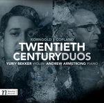 the album cover for A Copland / Bekker,Yuriy / Armstrong,Andrew - Twentieth Century Duos