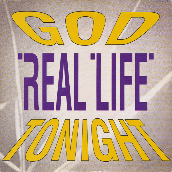 Real Life : God Tonight (12", Single)