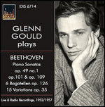 the album cover for Glenn Gould - Glenn Gould Plays Ludwig Van Beethoven