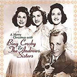 the album cover for Crosby/Andrews Sisters - A Merry Christmas With Bing Crosby & the Andrews Sisters