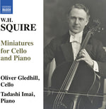 the album cover for Squire / Gledhill / Imai - W.H. Squire: Miniatures for Cello & Piano