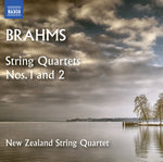 the album cover for Brahms / New Zealand String Quartet - Brahms: String Quartets, Nos. 1 & 2