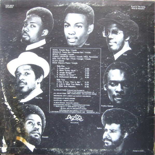Buy Kool & The Gang : Wild And Peaceful (LP, Album) Online for a