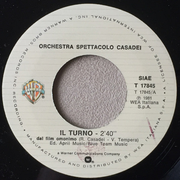 Orchestra Spettacolo Raoul Casadei : Il Turno (7")
