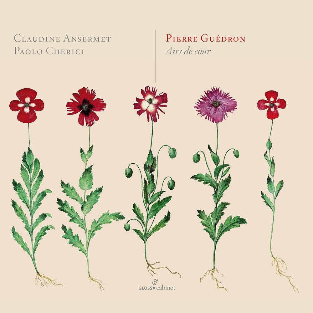 the album cover for Guedron / Ansermet / Cherici - Airs de Cour