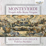 the album cover for Ensemble San Felice - Monteverdi: Vespro della Beata Vergine