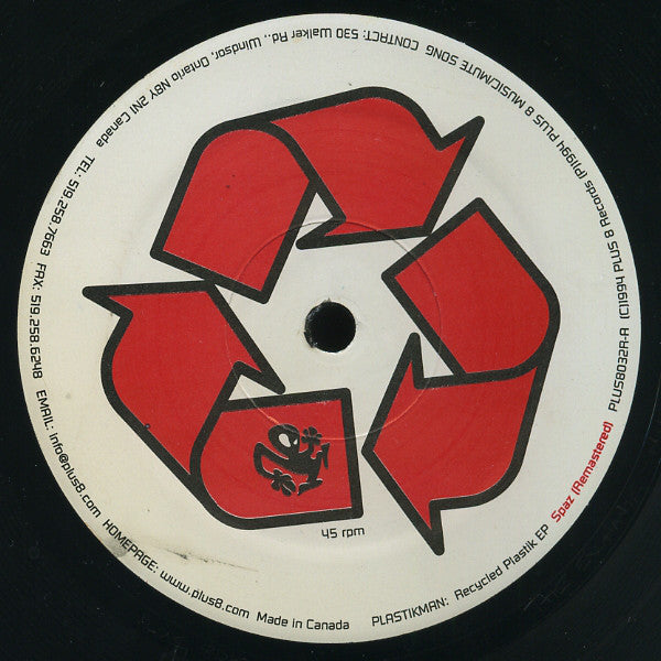 Plastikman : Recycled Plastik EP (12", EP)