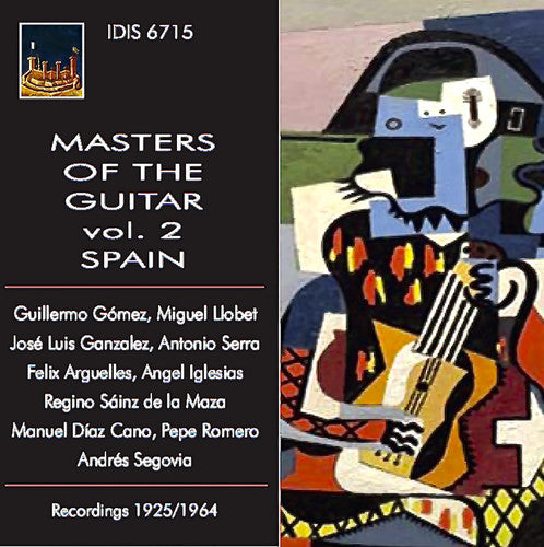 the album cover for Albeniz / Gomez / Maza / El Vito - Masters of the Guitar: Spain, Vol. 2
