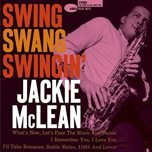 the album cover for Jackie Mclean - Swing Swang Swingin