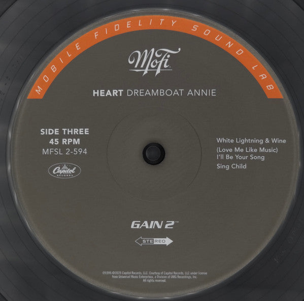 Heart : Dreamboat Annie (2x12", Album, Num, RE, RM, S/Edition, 180)