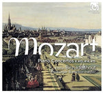 the album cover for Mozart / Bezuidenhout - Piano Concertos K413-415