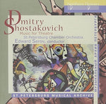 the album cover for Shostakovich / St Petersburg Chamber Orchestra - Shostakovich: Music For Theatre